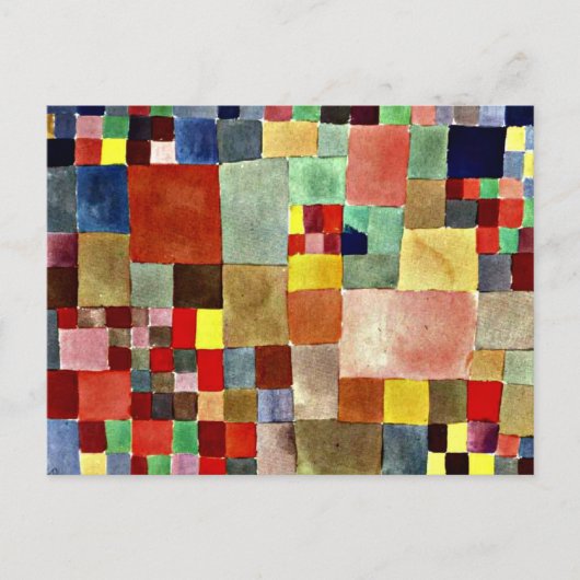 Klee - Flora op zand Briefkaart (Voorkant)