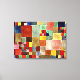 Klee - Flora op zand Canvas Afdruk