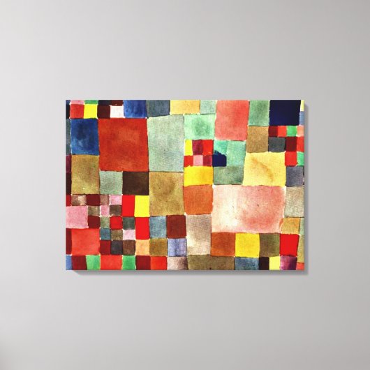 Klee - Flora op zand Canvas Afdruk (Voorkant)