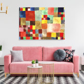 Klee - Flora op zand Canvas Afdruk (Insitu (Woonkamer))