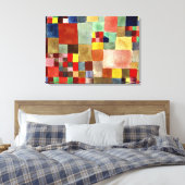 Klee - Flora op zand Canvas Afdruk (Insitu (Slaapkamer))