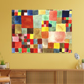 Klee - Flora op zand Canvas Afdruk (Insitu (Woonkamer))