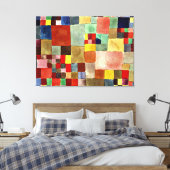 Klee - Flora op zand Canvas Afdruk (Insitu (Slaapkamer))