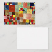 Klee - Flora op zand Notitiekaartje (Voorkant / Achterkant)