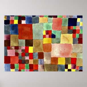 Klee: Flora op zand Poster