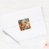 Klee - Flora op Zand Vierkante Sticker (Envelop)