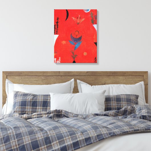 Klee - Flower Myth Canvas Afdruk (Insitu (Slaapkamer))