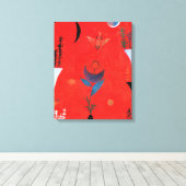 Klee - Flower Myth Canvas Afdruk (Insitu (Houten vloer))