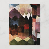 Klee - Föhn in de tuin van Marc Briefkaart (Voorkant)