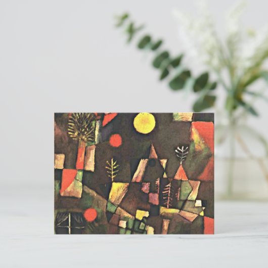 Klee - Full Moon Briefkaart (Staand voorkant)