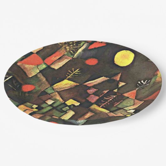 Klee - Full Moon Papieren Bordje (Gekanteld)