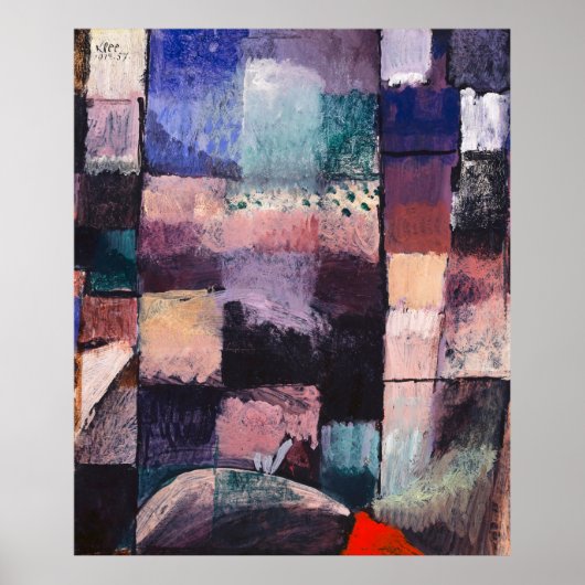 Klee gaat over een Motif uit Hammamet Poster (Voorkant)