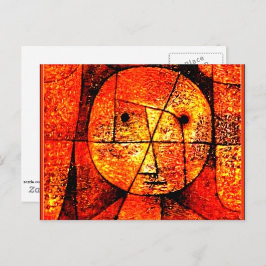 Klee - Gauze, kleurrijk abstract kunstwerk Briefkaart (Voorkant / Achterkant)