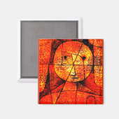 Klee - Gauze, kleurrijk abstract kunstwerk, Magneet (Voorkant / Achterkant)