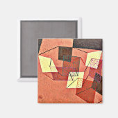 Klee - gebroken oppervlakken (1930) magneet (Voorkant / Achterkant)