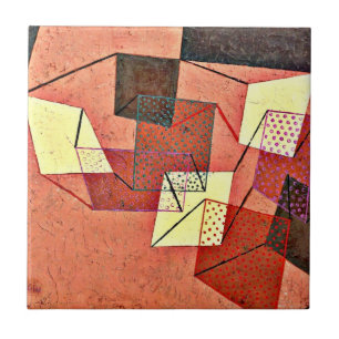 Klee - gebroken oppervlakken (1930) tegeltje