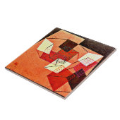 Klee - gebroken oppervlakken tegeltje (Zijkant)