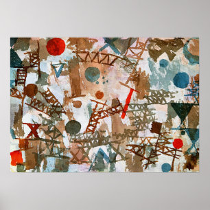 Klee - Gedachten over de strijd Poster