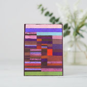 Klee - Geïdividualiseerde hoogtemeting van strepen Briefkaart (Staand voorkant)