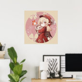 Klee - Genshin Impact Poster (Thuiskantoor)