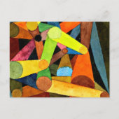 Klee - Geopende berg aquarel Briefkaart (Voorkant)