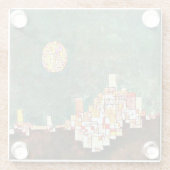 Klee - Geselecteerde site Glazen Onderzetter (Achterkant)