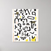 Klee - Gesetz, abstracte kunst Canvas Afdruk (Voorkant)