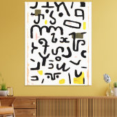 Klee - Gesetz, abstracte kunst Canvas Afdruk (Insitu (Woonkamer))