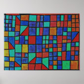 Klee - Glazen Gevel Poster (Voorkant)