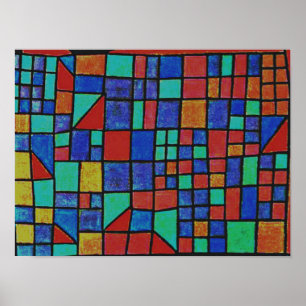 Klee - Glazen Gevel Poster