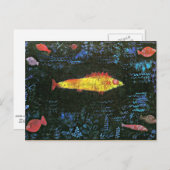 Klee - Goldfish briefkaart. Briefkaart (Voorkant / Achterkant)