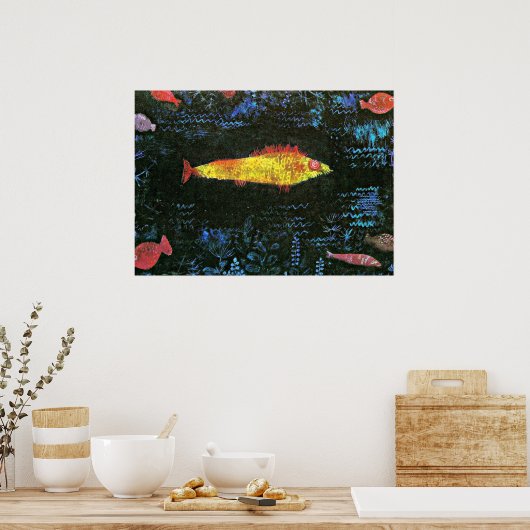 Klee - Goldfish Poster (Keuken)