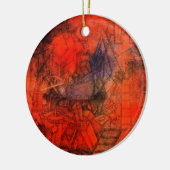 Klee - Groins, beroemd schilderij, Keramisch Ornament (Links)