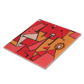 Klee - Heat, beroemd schilderij, Tegeltje (Zijkant)