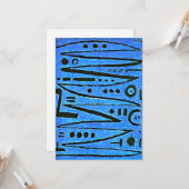 Klee - Heldhaftig vioolspel Kaart (Voorkant / Achterkant in situ)