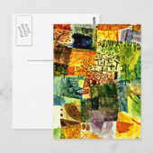 Klee - Herdenking van een tuin Briefkaart (Voorkant / Achterkant)