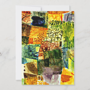 Klee - Herdenking van een tuin Kaart