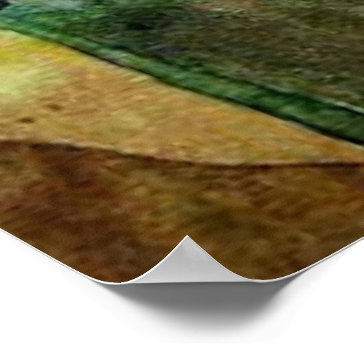 Klee - Herdenking van een tuin Poster (Hoek)