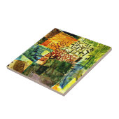 Klee - Herdenking van een tuin Tegeltje (Zijkant)