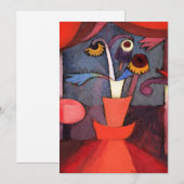 Klee - Herfstbloem Feestdagenkaart (Voorkant / Achterkant)