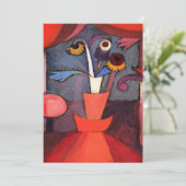 Klee - Herfstbloem Feestdagenkaart (Staand voorkant)