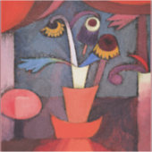 Klee - Herfstbloem Sticker (Voorkant)