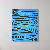 Klee - Heroic Fiddling-1938 Canvas Afdruk (Voorkant)