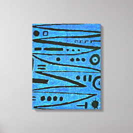 Klee - Heroic Fiddling-1938 Canvas Afdruk