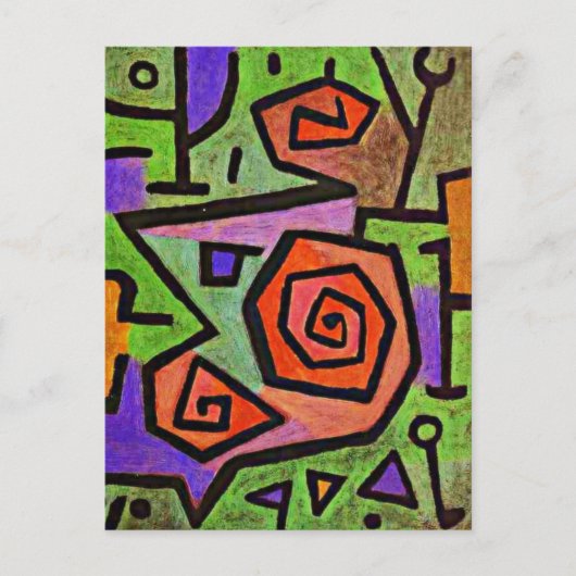 Klee - Heroic Rozen Briefkaart (Voorkant)