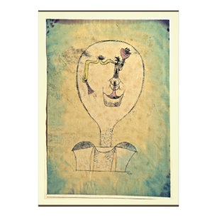 Klee - Het begin van een glimlach Foto Afdruk