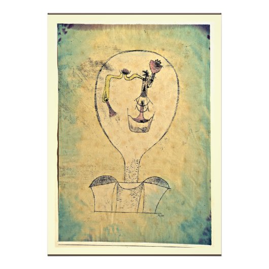 Klee - Het begin van een glimlach Foto Afdruk (Voorkant)