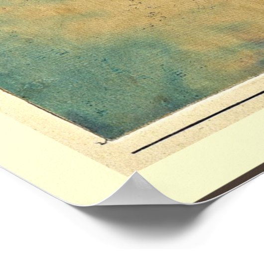 Klee - Het begin van een glimlach Poster (Hoek)