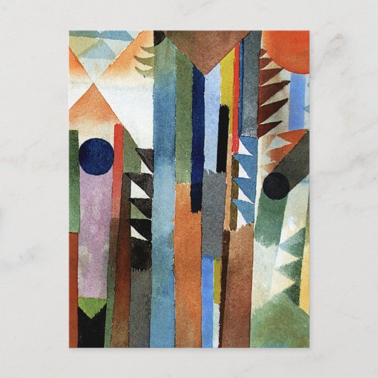 Klee - Het bos dat uit de Samenkom voortkwam Briefkaart (Voorkant)