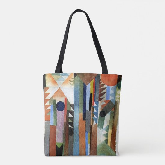 Klee - Het bos dat uit... Tote Bag (Achterkant)